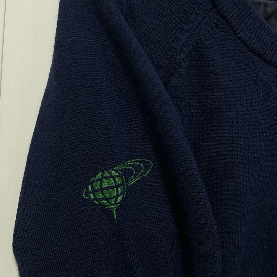 BEAMS GOLF ビームスゴルフ 裏地ナイロン ウールセーター 防寒 BEAMS GOLF ビームスゴルフ 裏地ナイロン ウールセーター 防寒