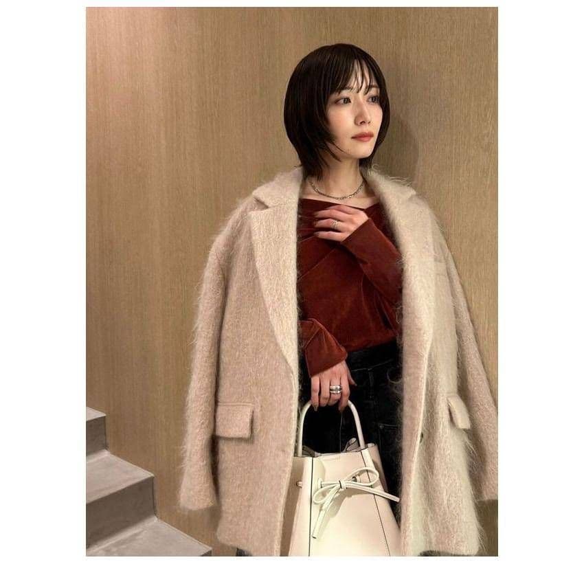 【美品】アシメデコルテフロッキーチュールトップス FRAY I.D