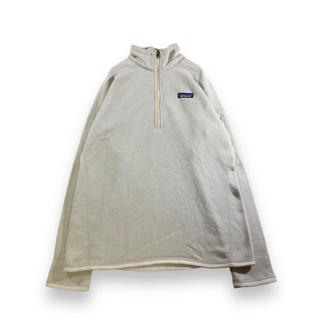 Patagonia ベターセーター ハーフジップフリース サイズL アイボリー