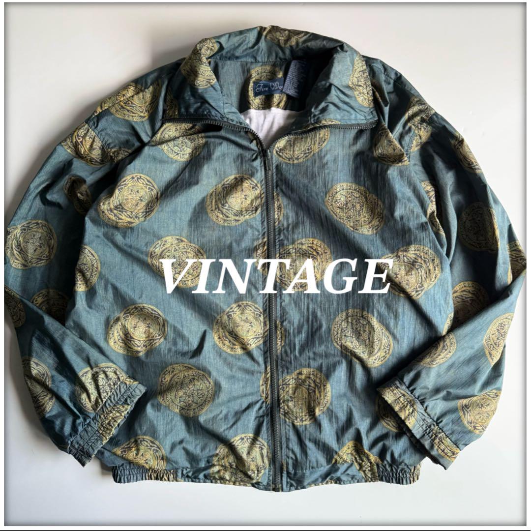 unknown coin polyester full-zip jacket