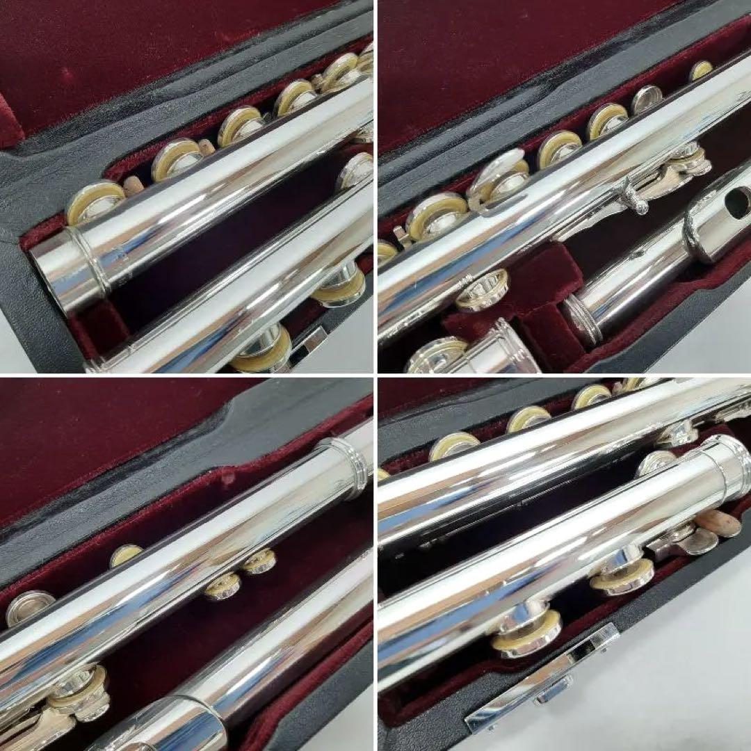 YAMAHA フルート YFL-614 管体銀製 プロモデル ケース付き