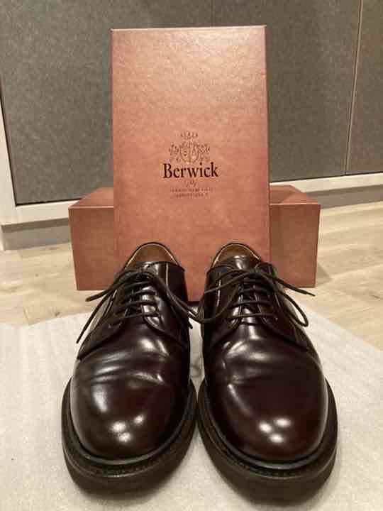 美品《Berwick 1707》プレーントゥ【4406】25.5㎝ - メルカリ 美品《Berwick 1707》プレーントゥ【4406】25.5㎝ - メルカリ
