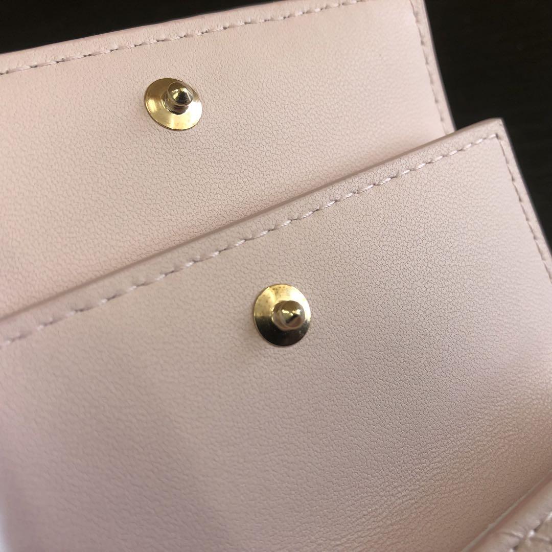 正規品 未使用 Dior ディオール 三つ折り財布 ハート柄 ピンク 欲しい♡超限定♪ディオール ハート柄コンパクト ウォレット