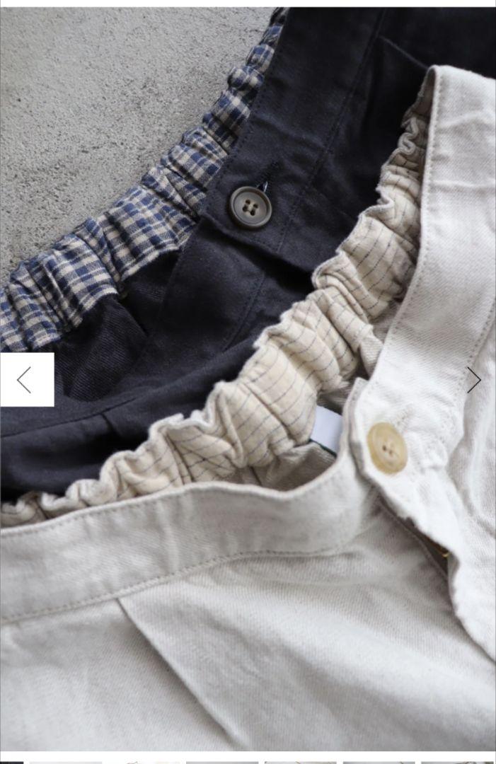 NATURAL LAUNDRY　LCツイル コクーンハーフパンツ　未使用品！