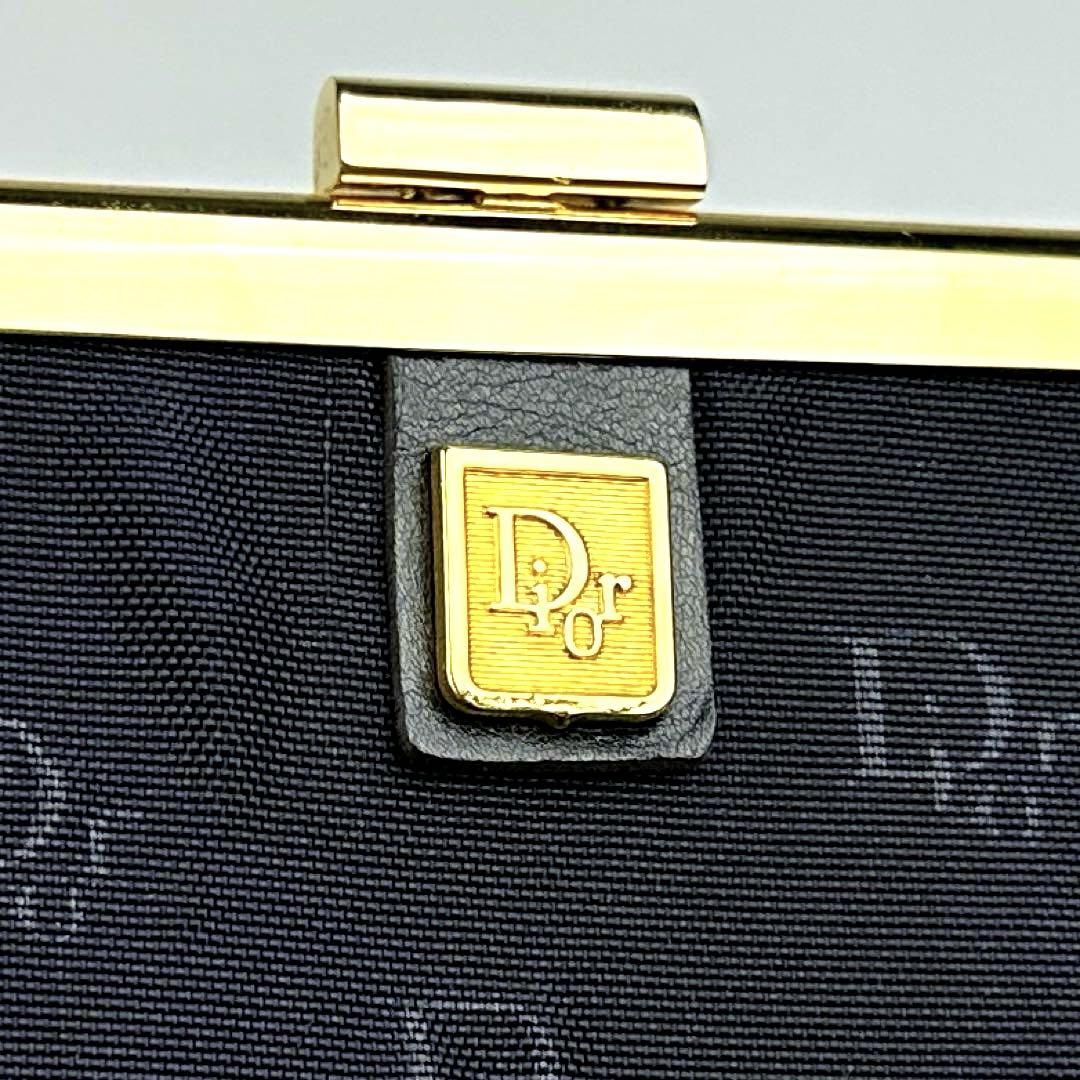 美品】ディオール クラッチバッグ トロッター がま口 総柄