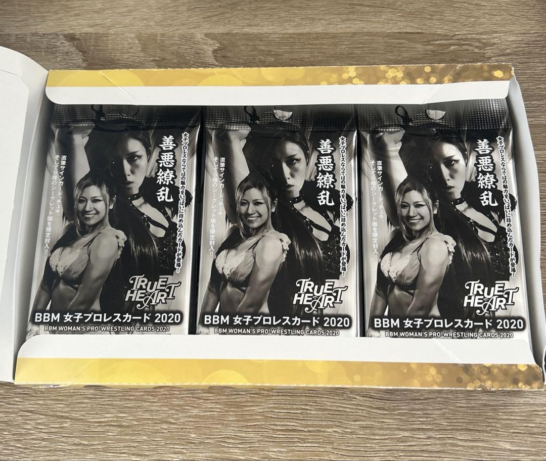 BBM 2020 女子プロレスカード　TRUE HEART 未開封20パック