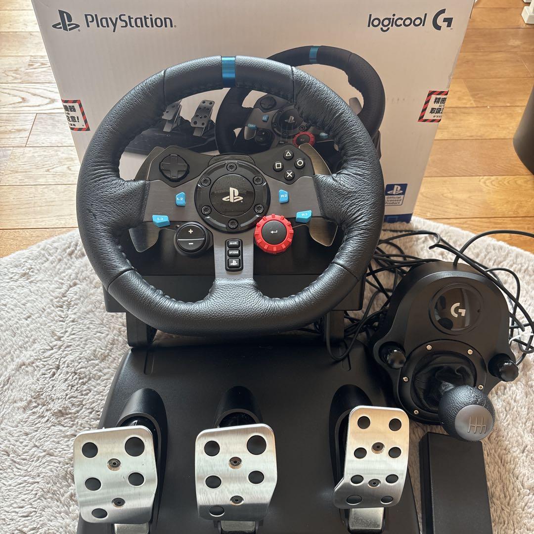 logicool PlayStation レーシングホイールG29 シフター付属
