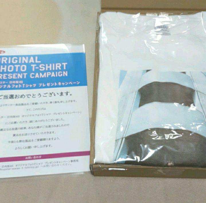 カップスター 日向坂 46　佐々木 美玲　オリジナルフォト Tシャツ　当選　L
