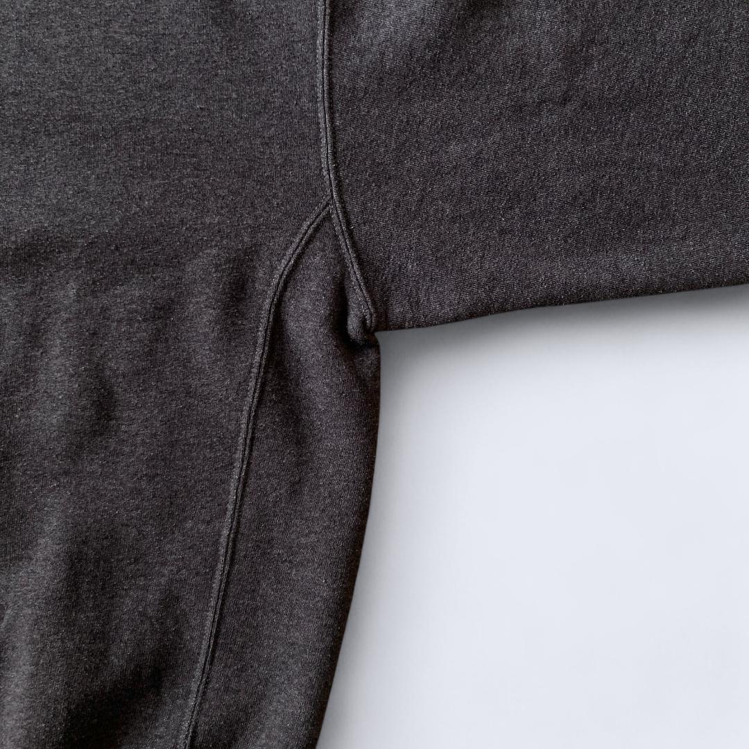 00s RUSSELL ATHLETIC スウェット 前V ソリッド グレー