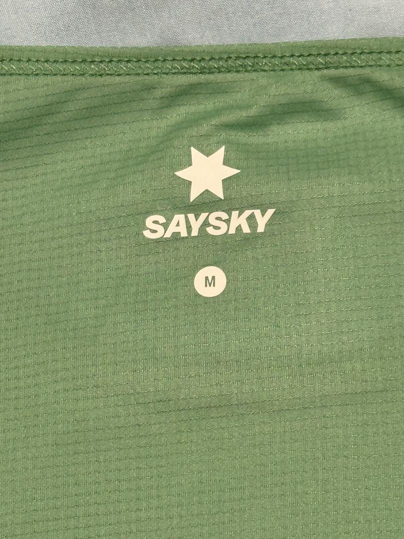 美品SAYSKY(セイスカイ)ランニング半袖シャツメンズサイズM