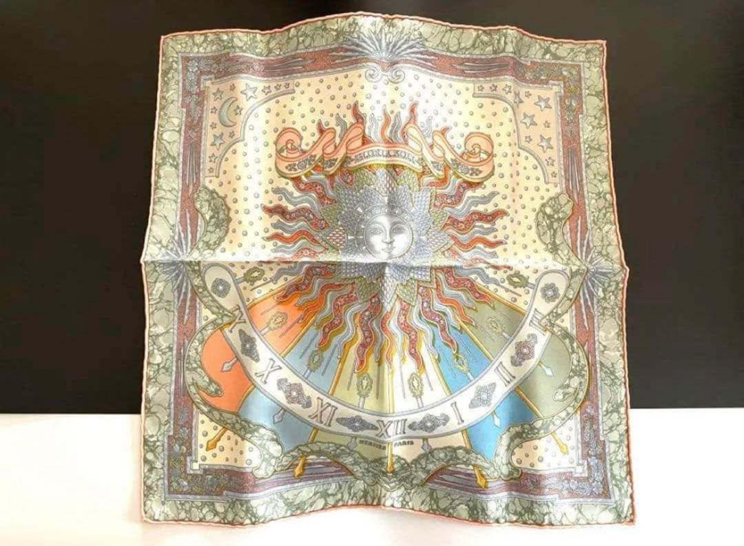 HERMES エルメス スカーフ 太陽