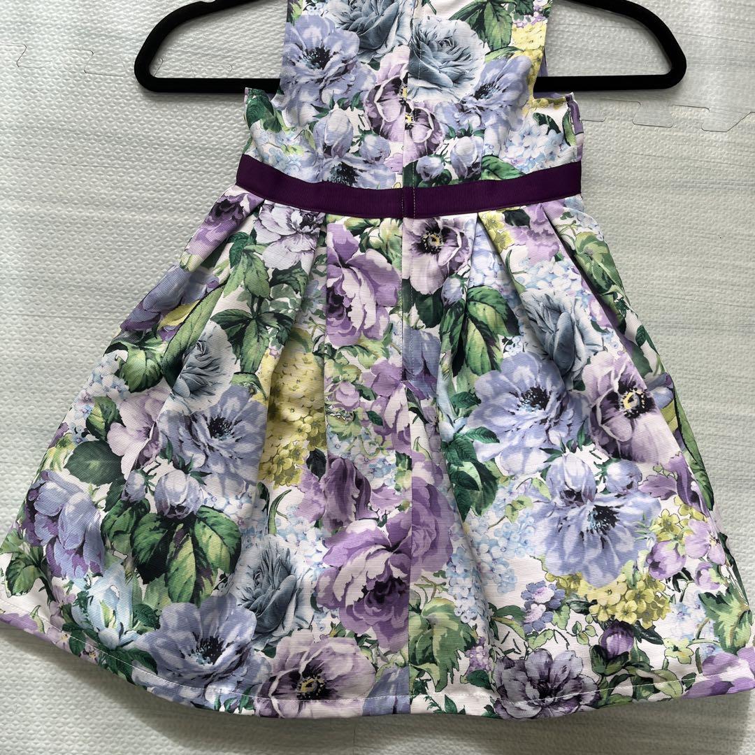 ANNA SUI ミニ ワンピース【110cm~120cm】（ANNA SUI フラワー柄