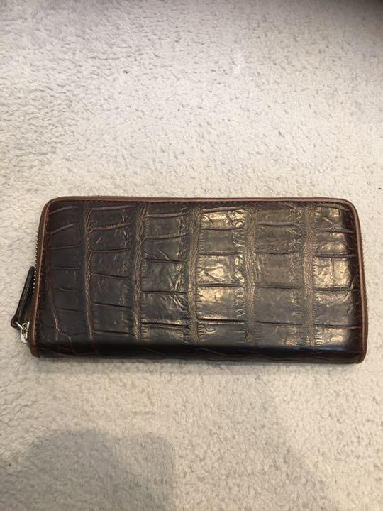 SAAD 長財布　クロコダイル
