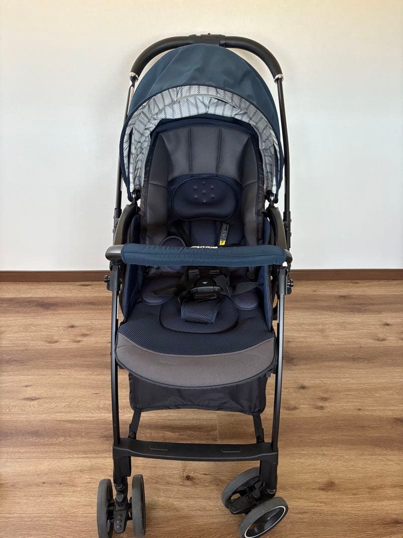 Aprica ラクーナクッション　ベビーカー ネイビー　両対面