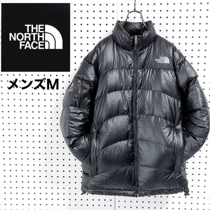 USED】ノースフェイス☆ダウンジャケット サミットシリーズ 黒 メンズM