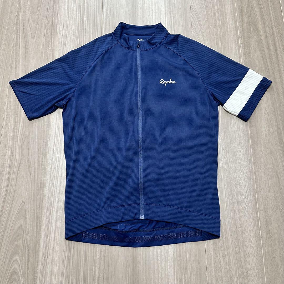 rapha ラファ コア ライトウェイト ジャージ Navy XL 自転車ウェア