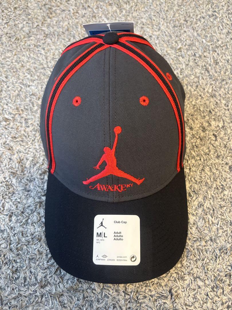 最旬コラボ【Jordan × Awake NY】ジョーダン クラブキャップ JORDAN BRAND U J CLUB CAP S FB AWAKE DK SMOKE GREY