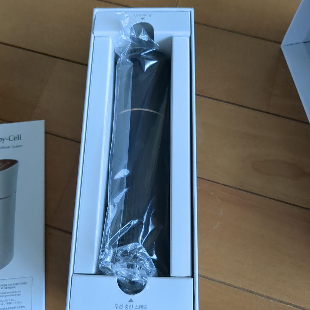 ー品販売  ルビーセル 新品未使用 ハンディーエアブラシ 黒色 ボディ・フェイスケア
