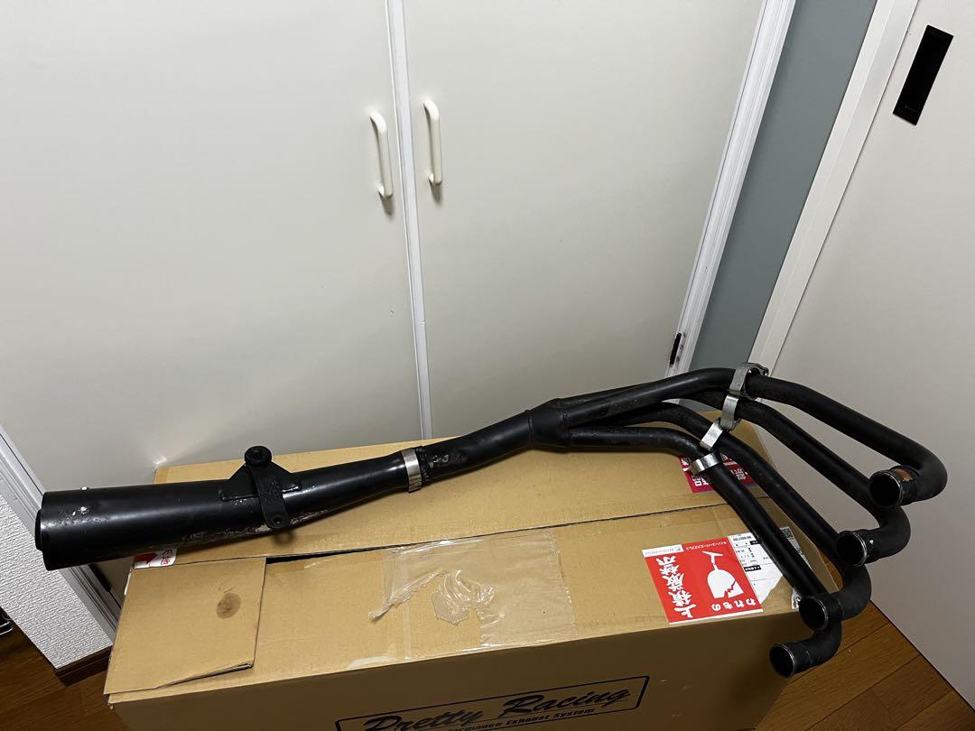 KERKER(カーカー) メガホンマフラー ゼファー400/χ用 4-1菅