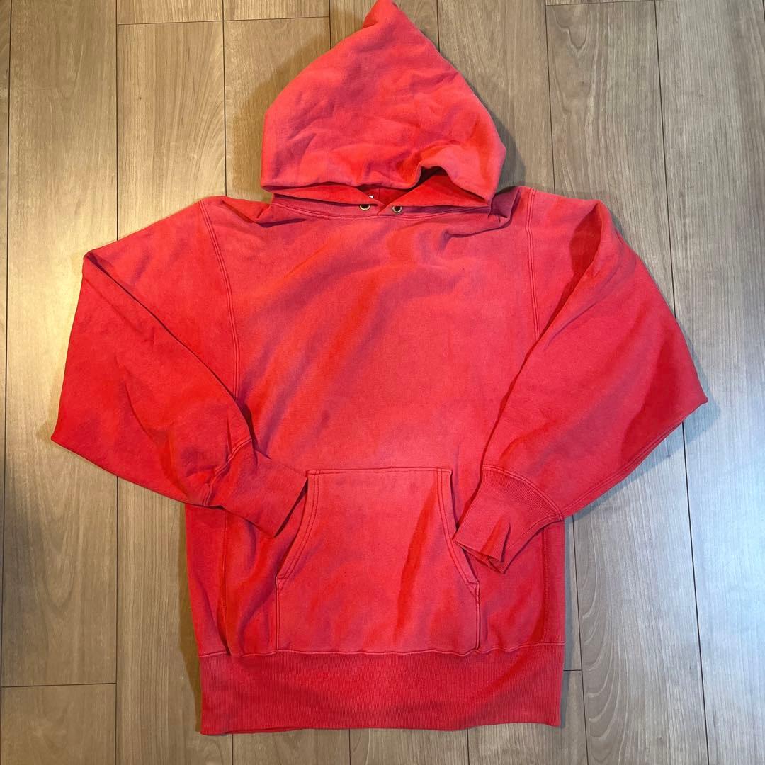 champion reverseweave 90s 目無し 無地 レッドL Champion
