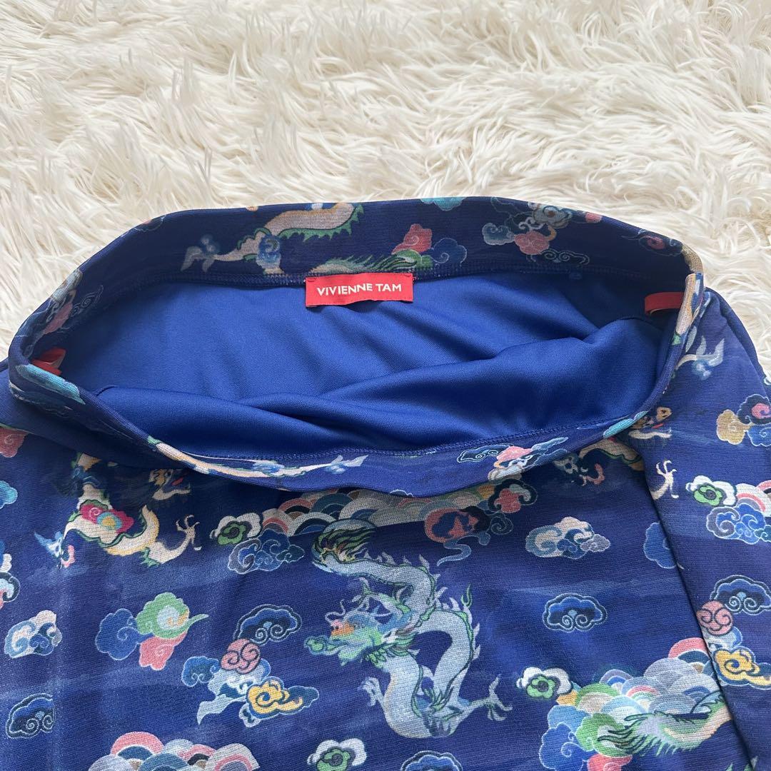 美品✨ ヴィヴィアンタム　チャイナ　パワーネット　スカート　ドラゴン　龍 極美品✨️ヴィヴィアンタム 2023年 ドラゴン パワーネット