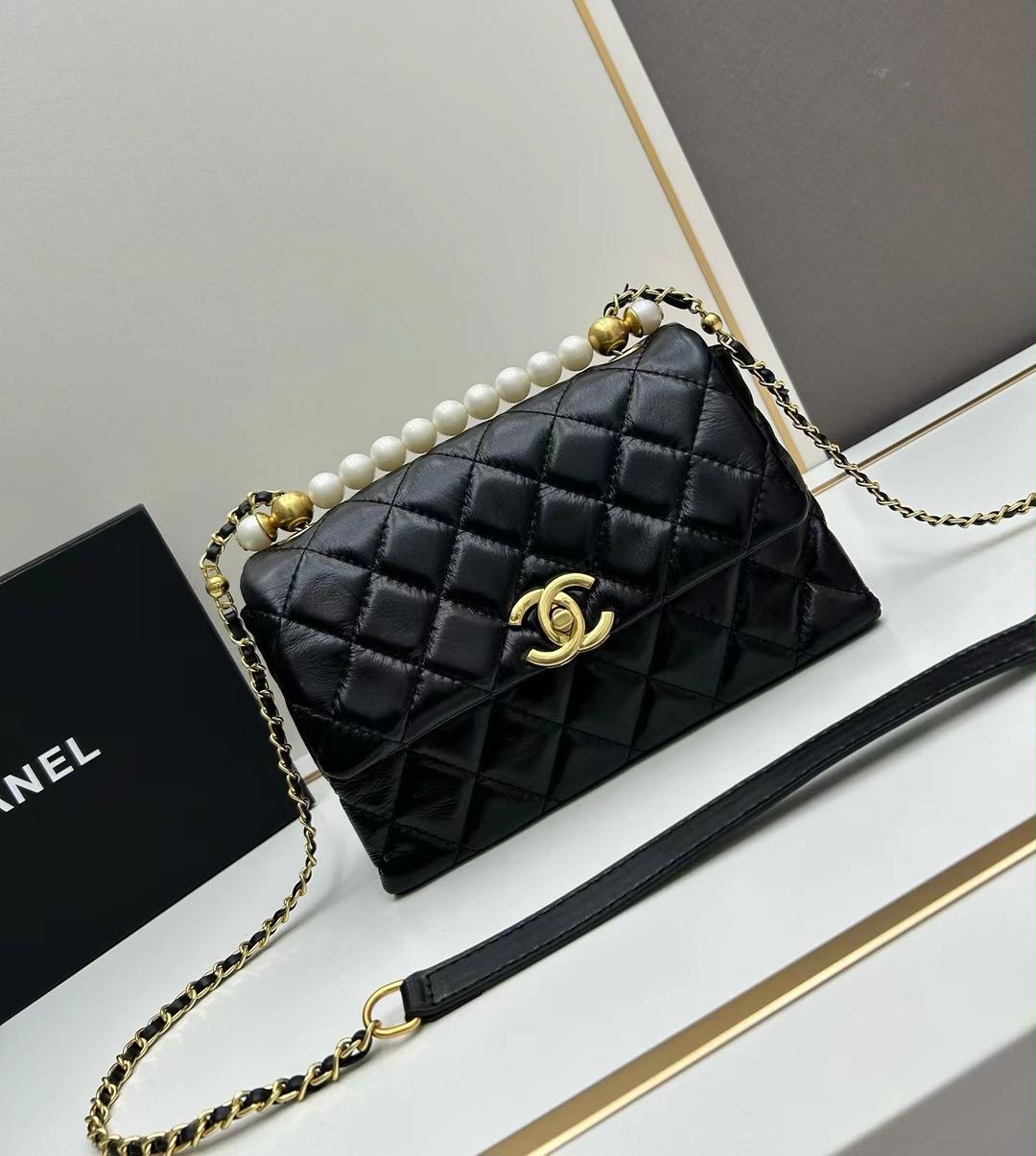 Chanelシャネルプレミアムパールスティックバッグ