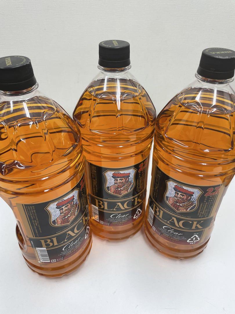 NIKKA BLACK Clear ウイスキー 2700ml 3本セット