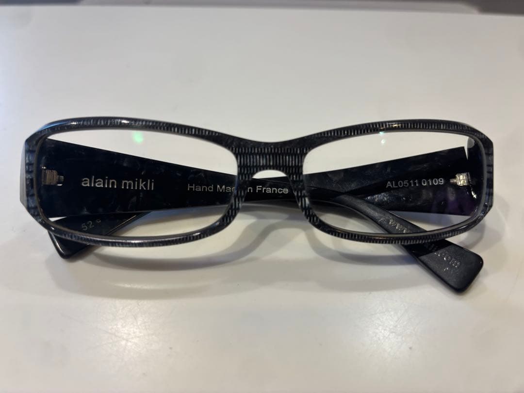 alain mikli AL0511 0109 アランミクリ　金具故障 ケース付小物