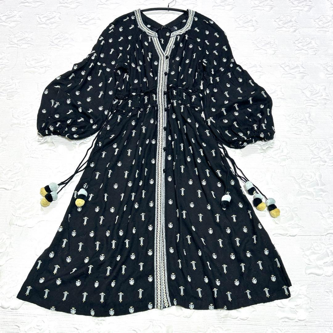 ︎グレースコンチネンタル ダイアグラム ジャガードチュニックブラウス 36M GRACE CONTINENTAL