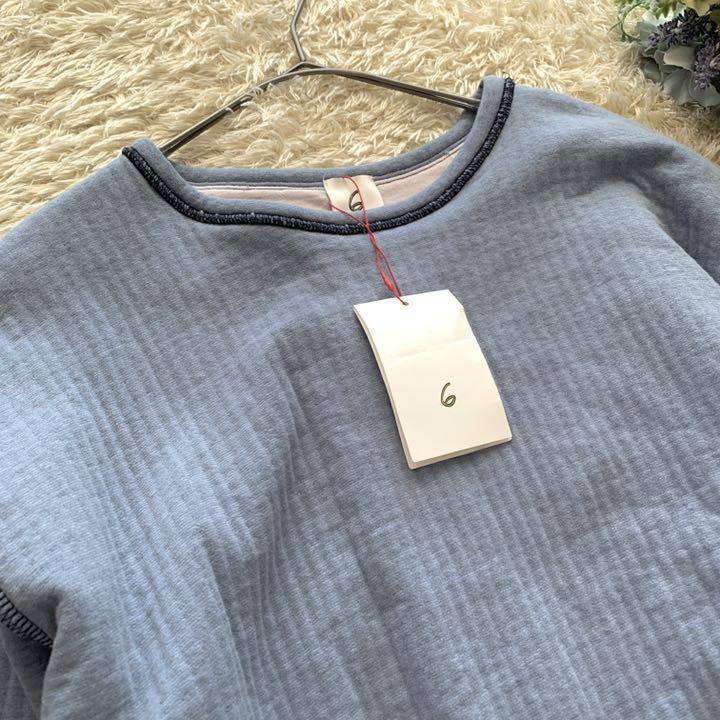 豊富な安い ♡未使用♡ SLUB PULLOVER ブルー YWKGA-m14503163478 ロクビューティーアンドユース 最安値低価