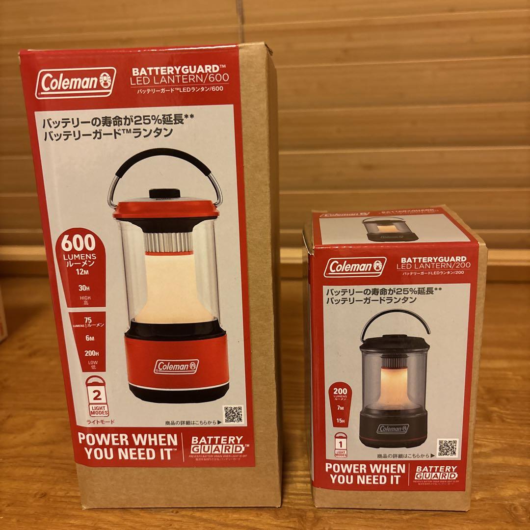 ColemanバッテリーガードLED ランタン/600/200 5,130円