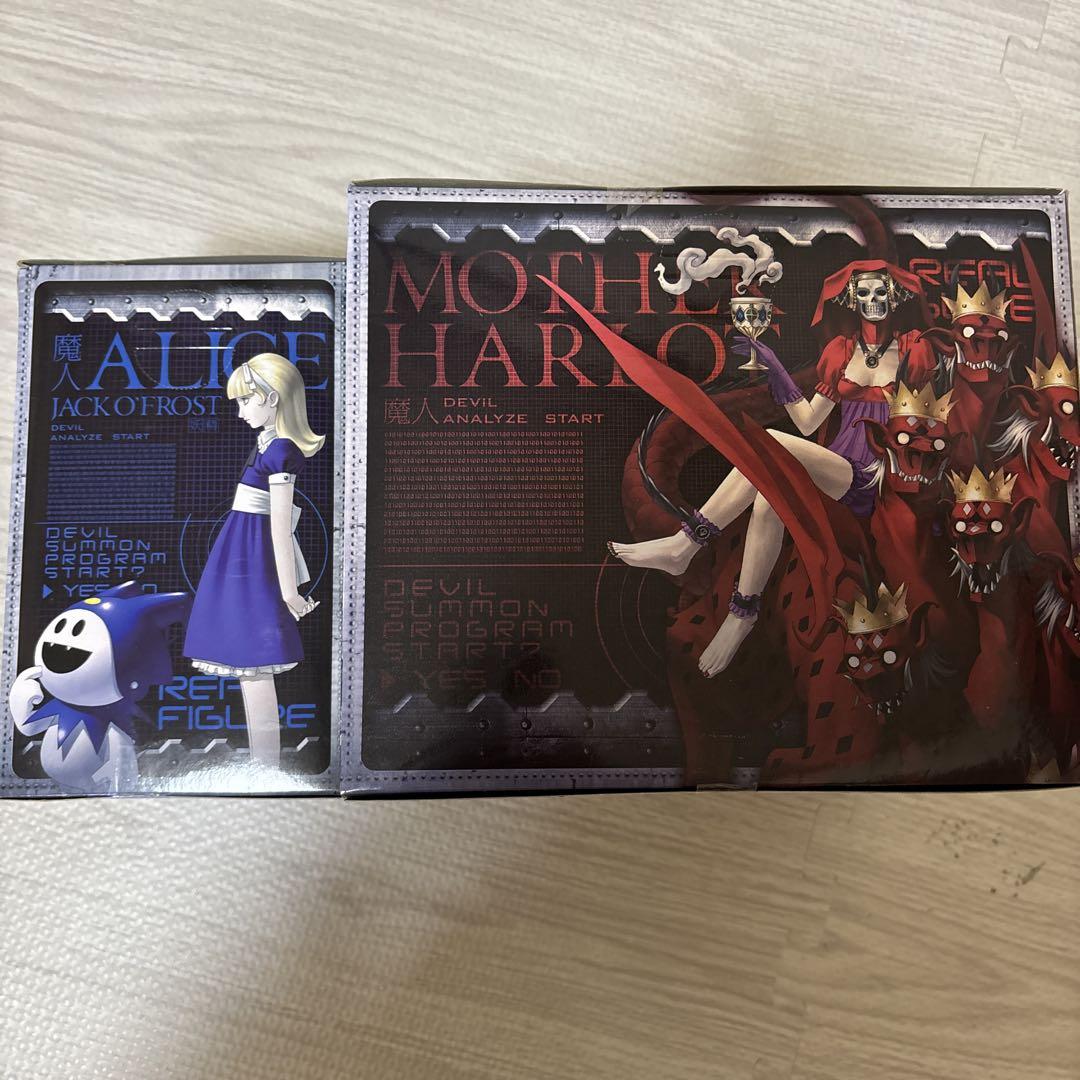 新品　真・女神転生リアルフィギュア４　マザーハーロット、アリス&ジャックフロスト