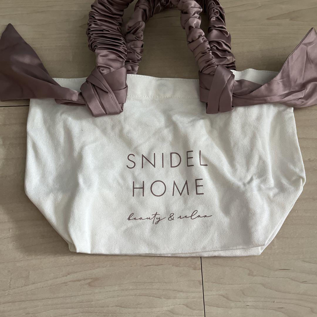 【未使用】完売品SNIDELHOMEキャンバストートバッグ(GLY) スナイデルホーム SNIDEL HOME 【限定カラーあり】オーガニック