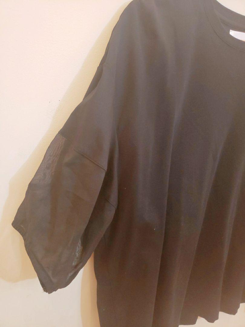 MIDIUMISOLID for Ladies シアースリーブコンシャスT