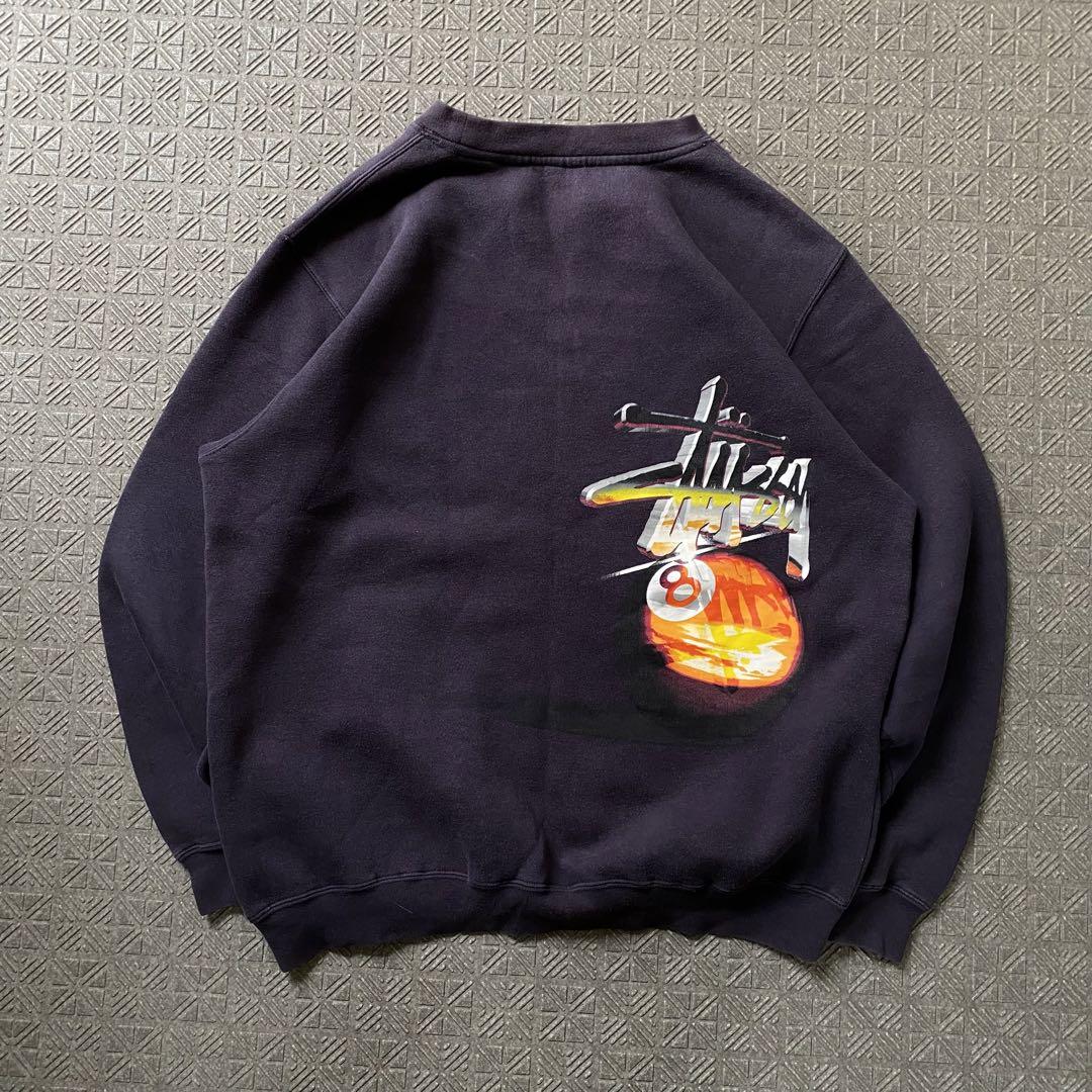 00s OLD STUSSY オールドステューシー 8ボール スウェット