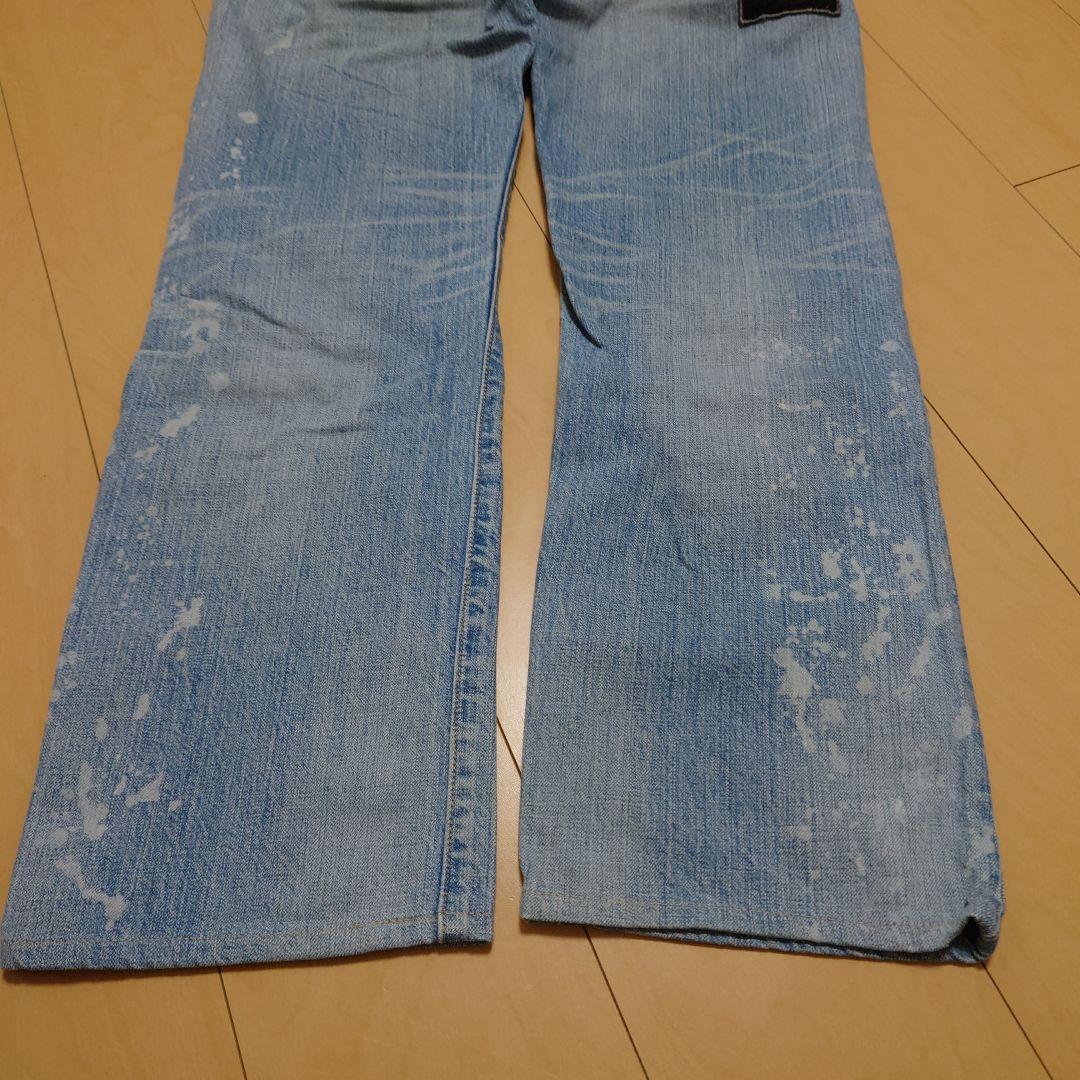 【美品】リーバイス 501 ダメージ加工 ワッペン付き W32
