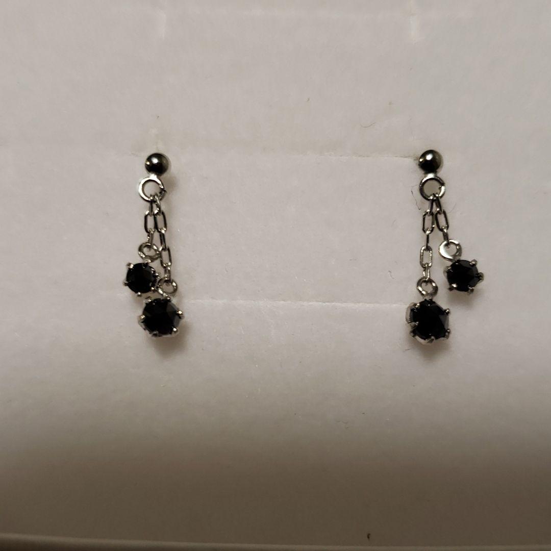 大得価人気 本日のみお値下げ K18ホワイトゴールド 0.3ct ブラックダイヤモンドピアス DnMOU-m14514502823 豊富な新品