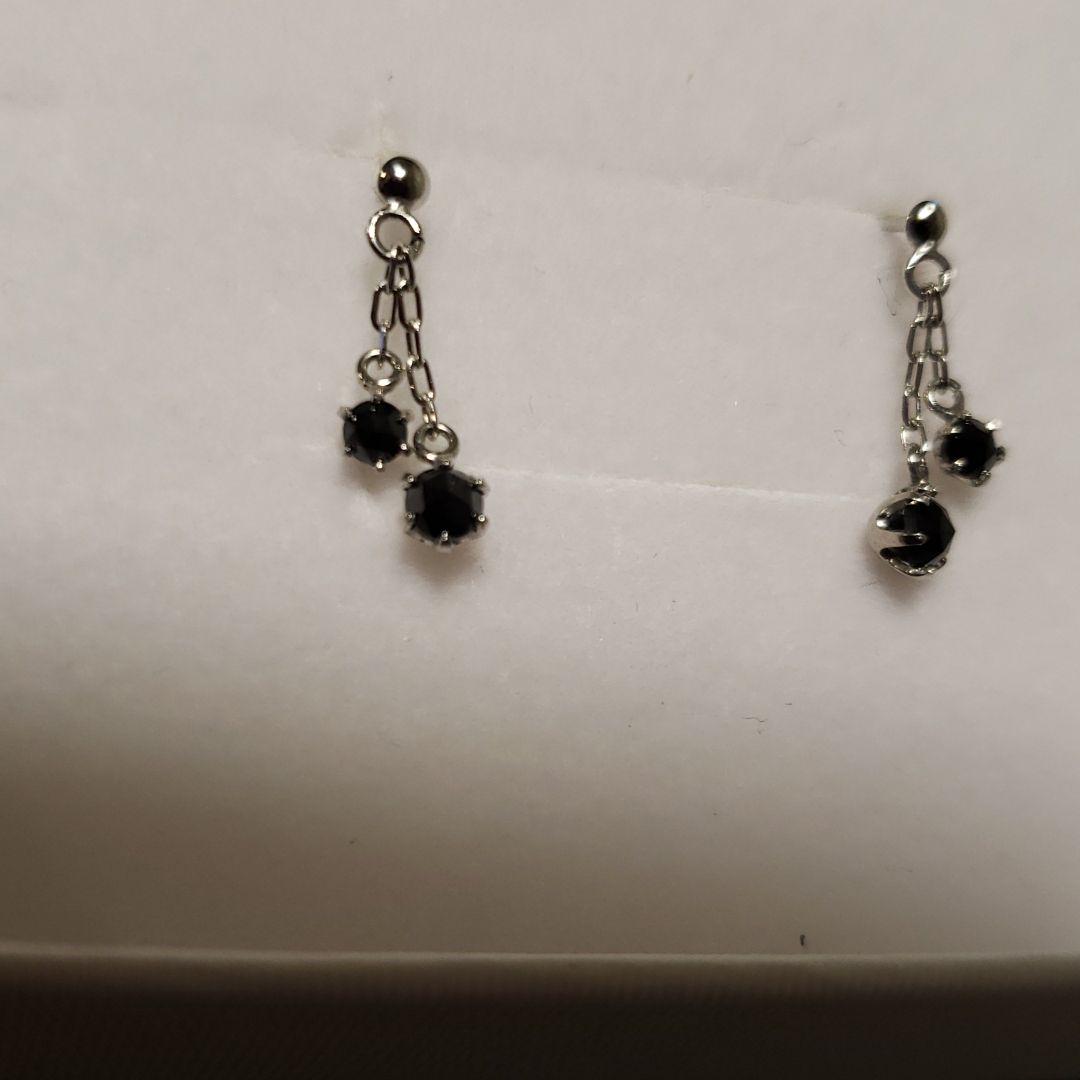 大得価人気 本日のみお値下げ K18ホワイトゴールド 0.3ct ブラックダイヤモンドピアス DnMOU-m14514502823 豊富な新品