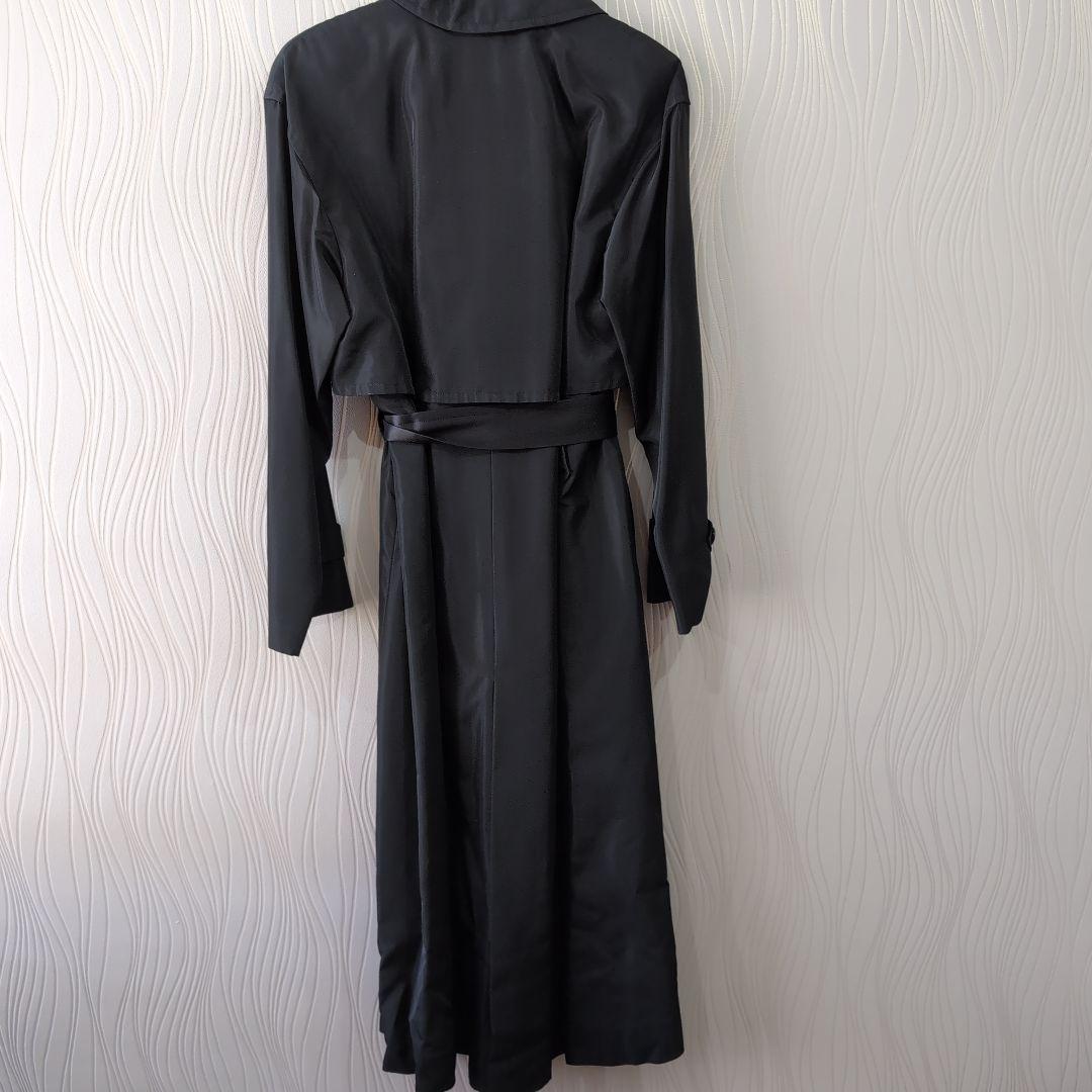 ロングトレンチコート　黒