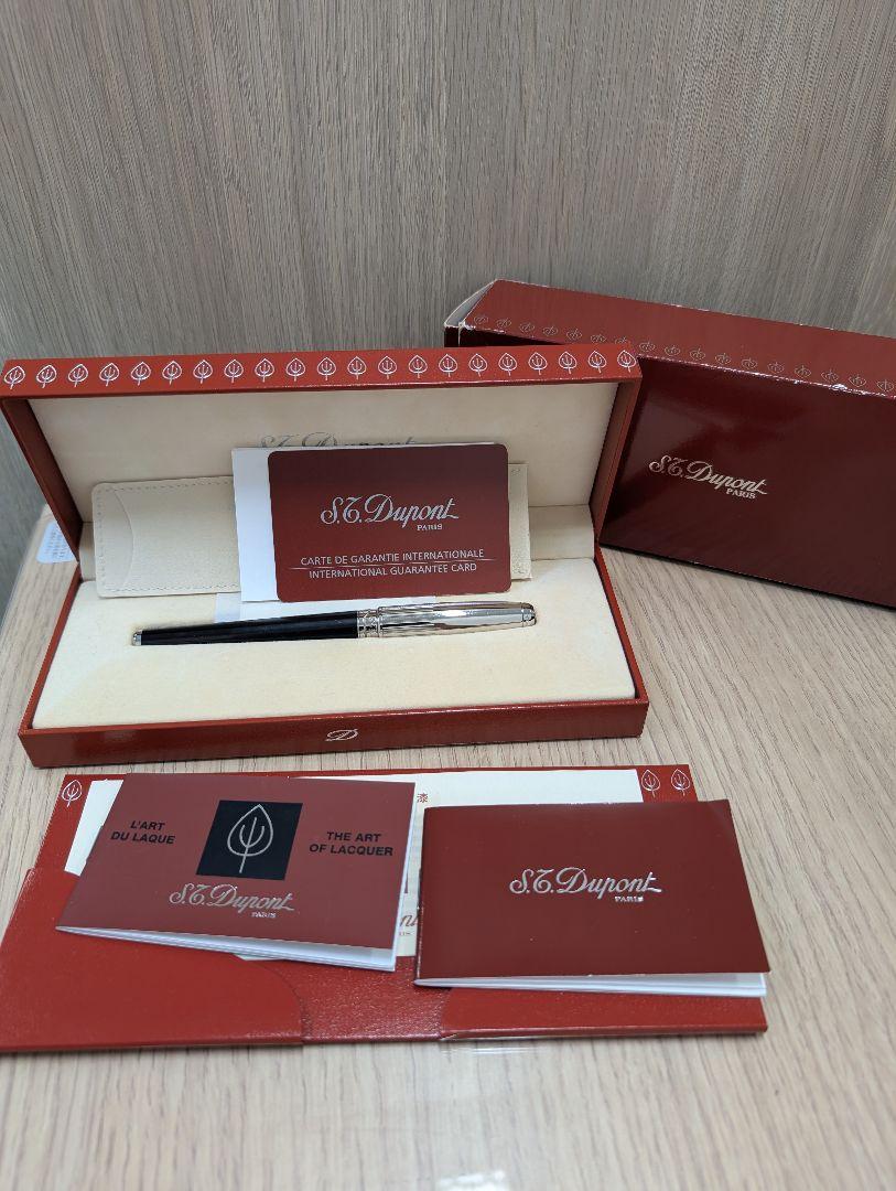 S.T. Dupont エス テー デュポン 万年筆 18k 750 黒