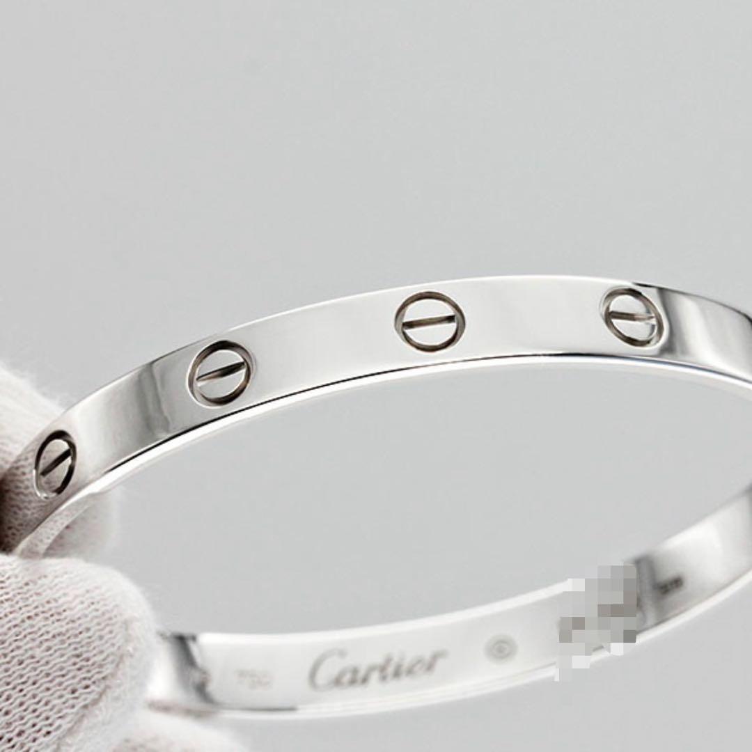 ラブブレス　クラシック　ホワイトゴールド　16 wg カルティエ　旧型