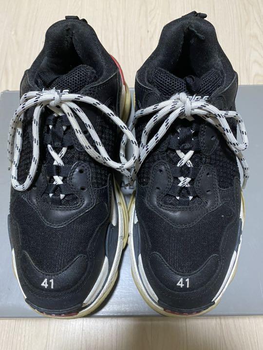 限定品即納 Balenciaga TripleS White Black Red tUJ98-m14523252291 大得価国産