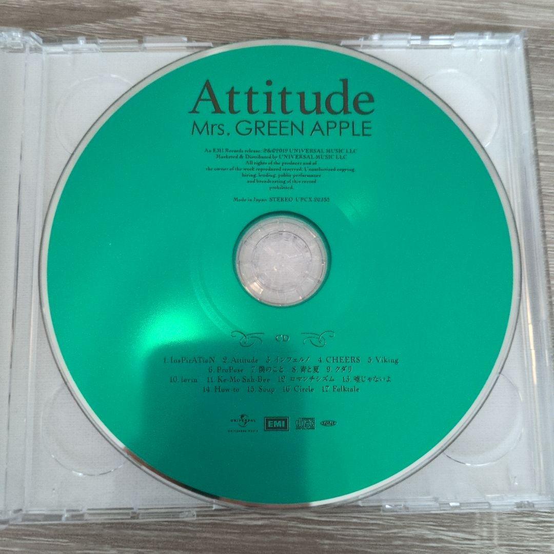 Mrs. GREEN APPLE Attitude 初回限定盤