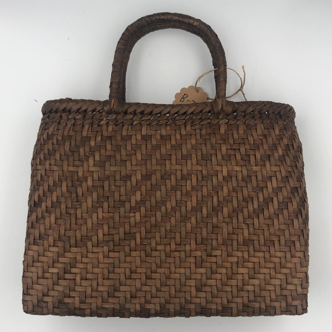 胡桃　網代編み　かごバッグ　くるみ　籠バッグ　L　新品　日本企画　山葡萄バッグ