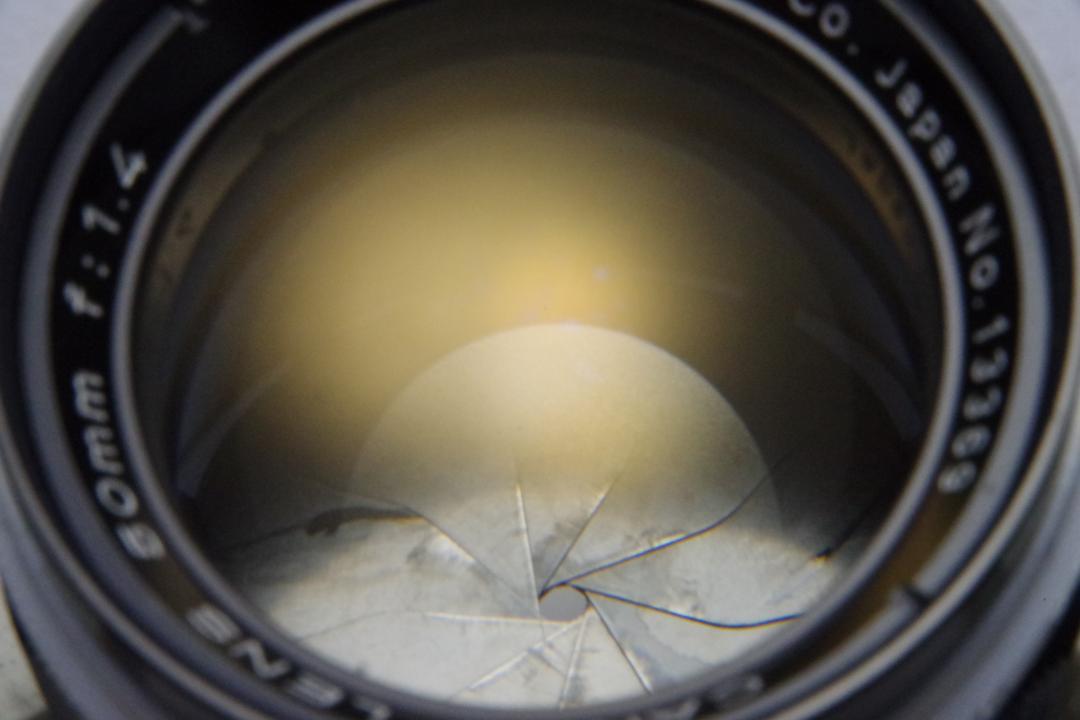 CANON LENS 50mm f:1.4 単焦点 標準 ライカ L39 動確隅 Canon 50mm F1.4 II (L39) 外観レビュー | 収差Love