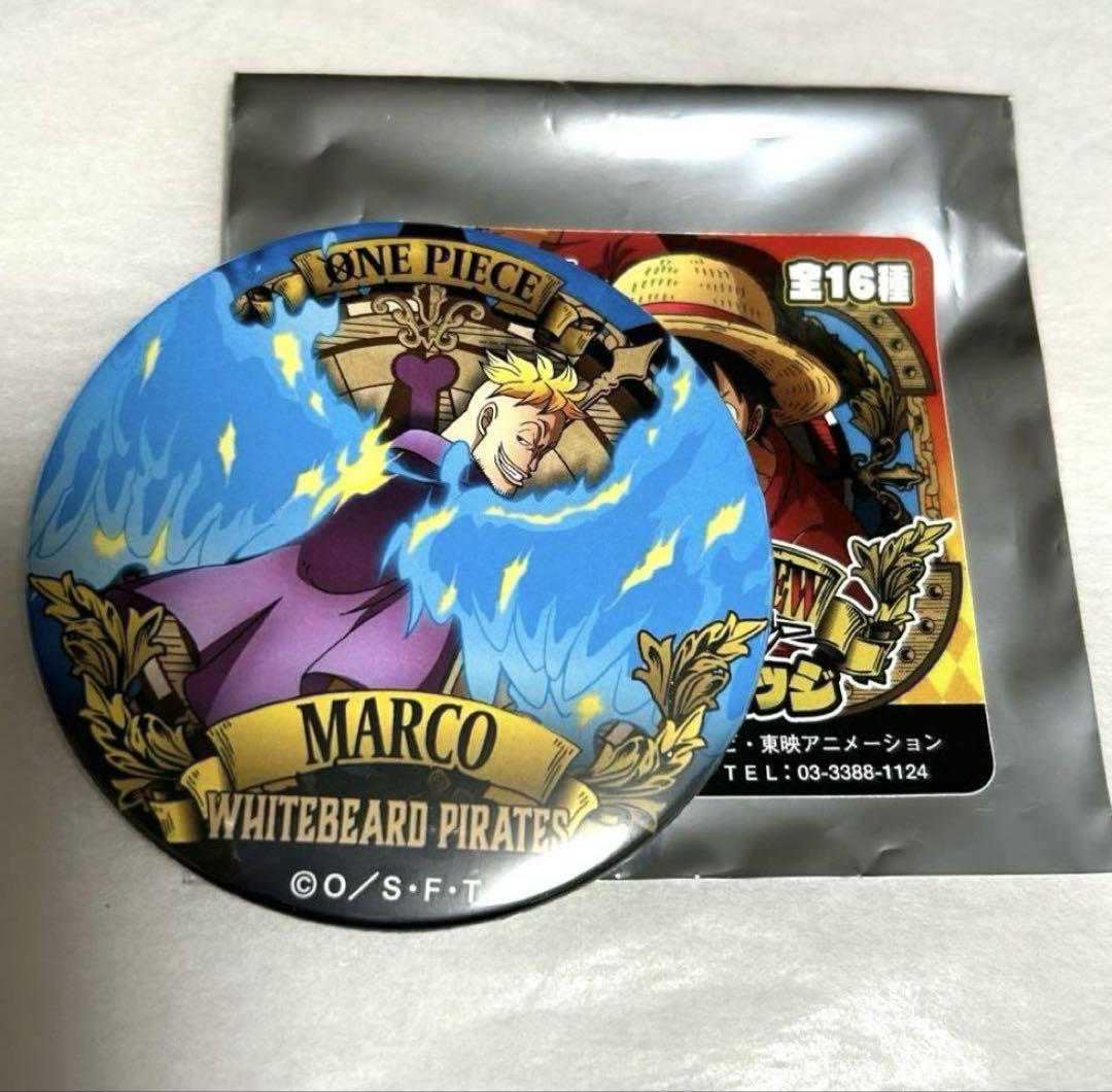 ONE PIECE アルティメットクルー 缶バッジ マルコ - メルカリ