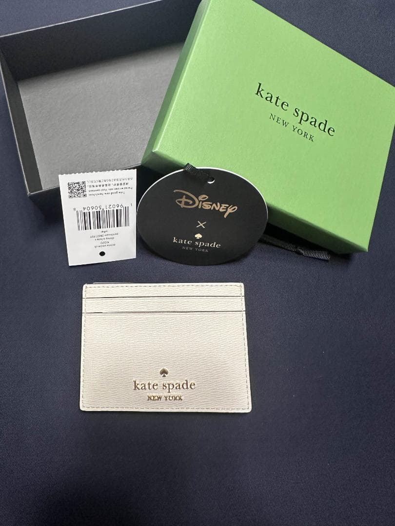 kate spade Xディズニー カードケース ミニーマウス スモールスリム