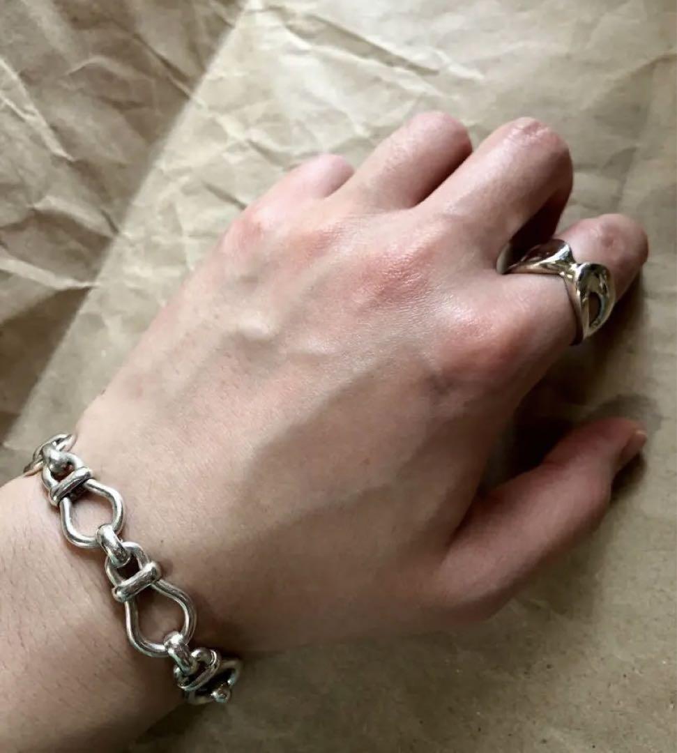 メキシコ製 vintage 925 リンクブレスレット mexico taxco