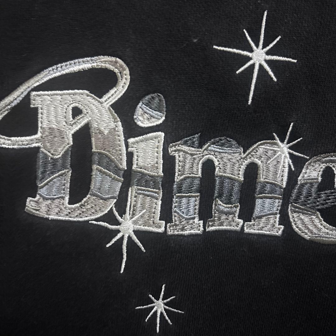 Dime ブラック フード付きパーカー Dime ブラック フード付きパーカー