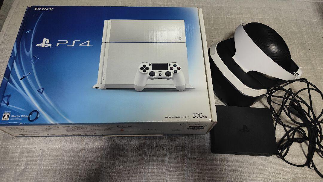 PS4 本体 ホワイト PSVRセット SSD 1TB換装済み